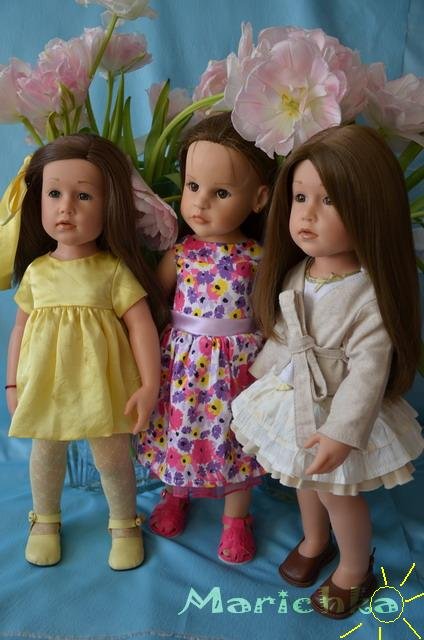 Клара и Изабель... или просто Снегурочки! Куклы Gotz