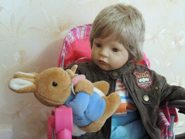 Сказка про Аиста. Куклы Bettine Klemm