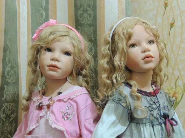 Сестрёнки заверушки Ливия и Паула. Куклы Zawieruszynski