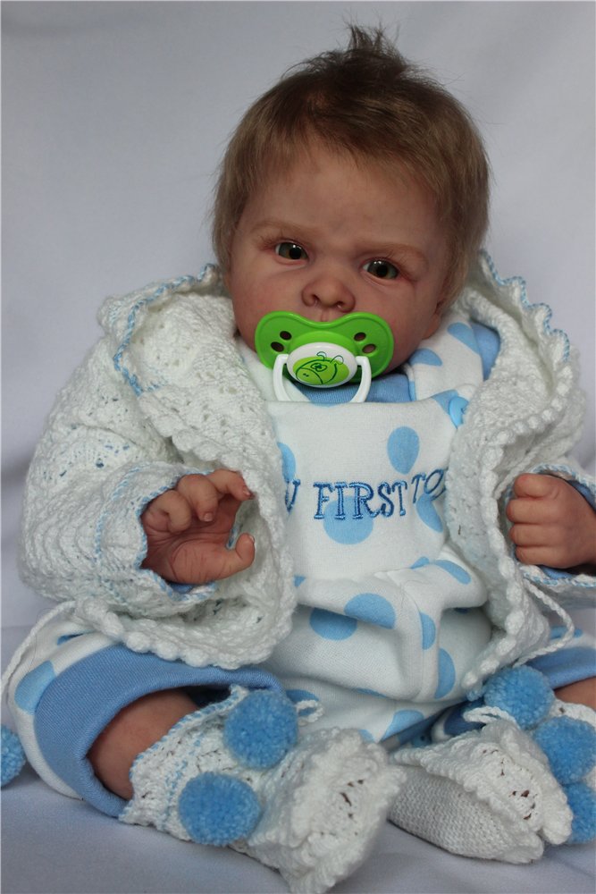 Ванюшка, серьезный мальчик. Куклы реборн Светланы Преображенской (фото 4)