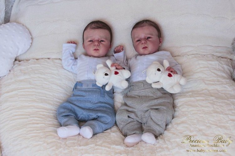 Двойное счастье! Куклы реборн Анастасии Бочковой