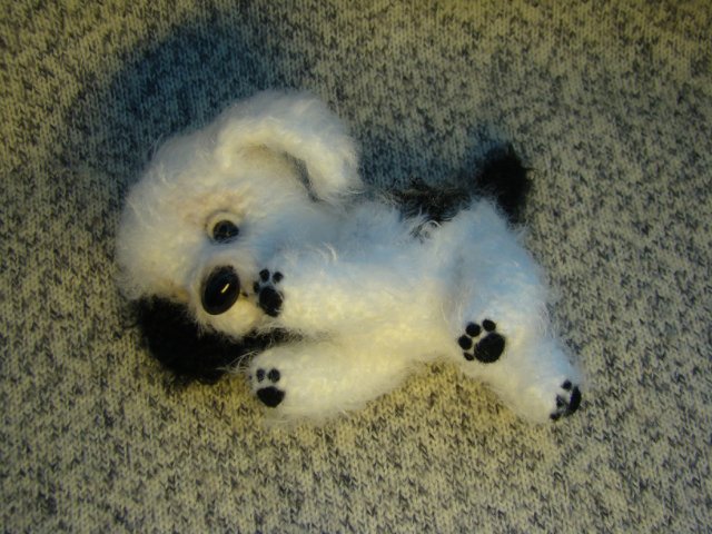 Новый щенок, авторские игрушка своими руками