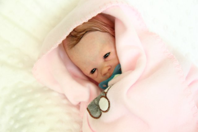 Крошка Мэгги. Кукла реборн Саутер Антонины