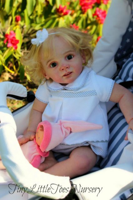 Красивая куколка реборн Эмма молд Fridolin Karola Wegerich