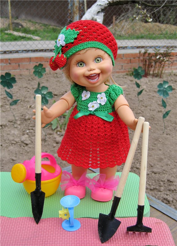 Открытие дачного сезона. Натали кукла Galoob Baby Face