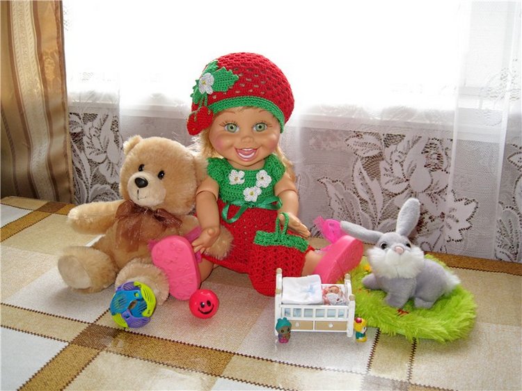 Открытие дачного сезона. Натали кукла Galoob Baby Face