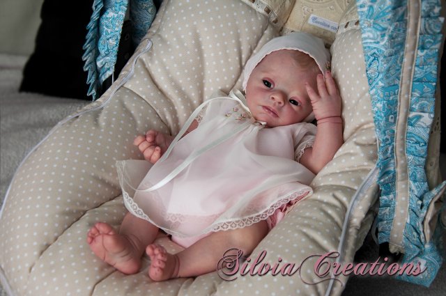 Молд с синдромом дауна PEBBLES в исполнении SILVIACREATIONS