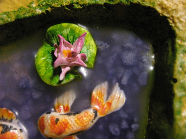 Прудик для сада с рыбками кои. Мастер-класс от Таниты (фото 8)