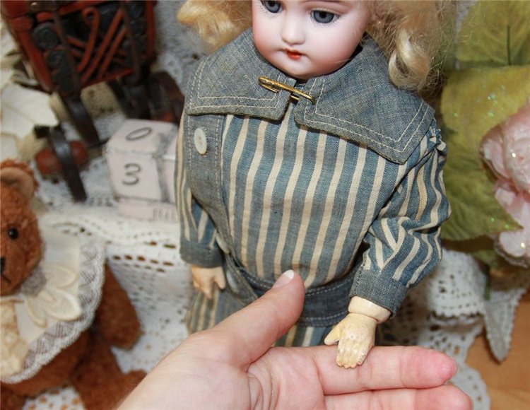 Два образа Симоны. Антикварная кукла Simon & Halbig молд 1039 DEP (фото 6)