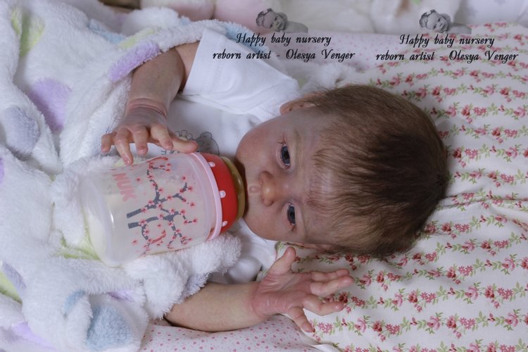 Моё предновогоднее чудо, моя Карлотта. Кукла реборн Олеси Венгер