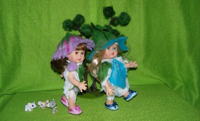 Сказка о цветочных феях — Одежда и обувь для кукол своими руками: фото