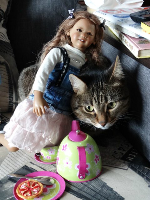 Что мне снег, что мне зной. Кукла Annette Himstedt