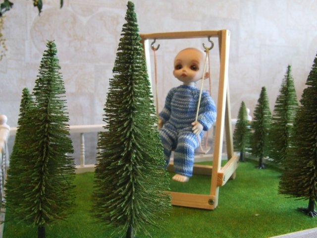 Качели для малышей БЖД — Мебель для кукол и домиков: фото (фото 4)