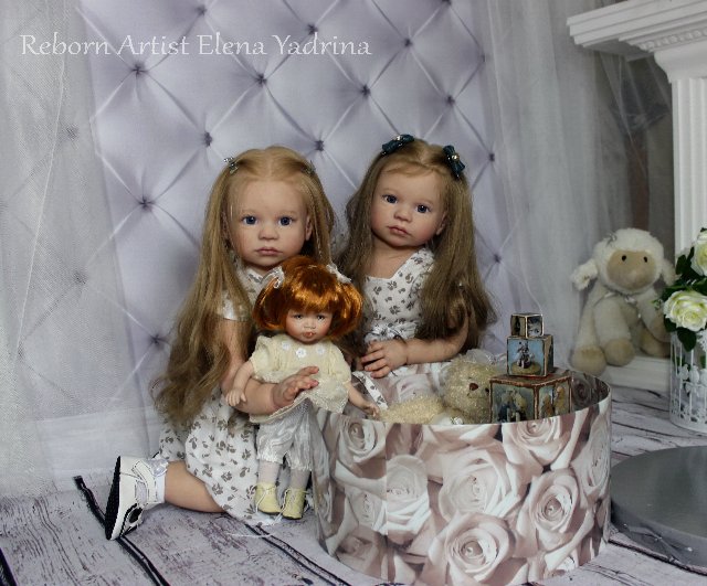 Сестрички. Куклы реборн Елены Ядриной (фото 2)
