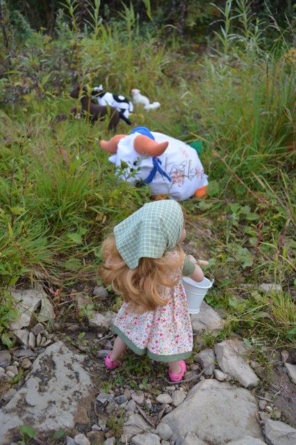 Француженка в провинции. Куклы Sylvia Natterer finouche от Petitcollin и minouche от Kathe Kruse