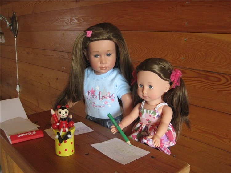 Сестрёнки. Куклы Готц Алиса и Оленька