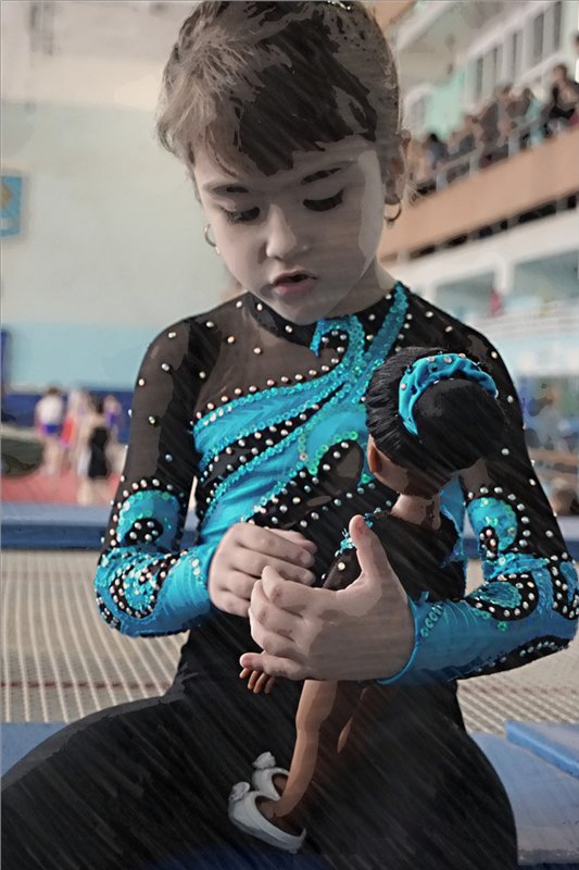 Кукла и ее девочка... Все выше и выше и выше (фото 8)