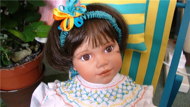 Из коллекции маленьких очаровашек Анны Tиммерман - фарфоровая кукла Orange Blossom