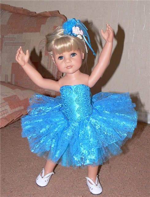 Примерка платья))) — Одежда и обувь для кукол своими руками: фото (фото 9)