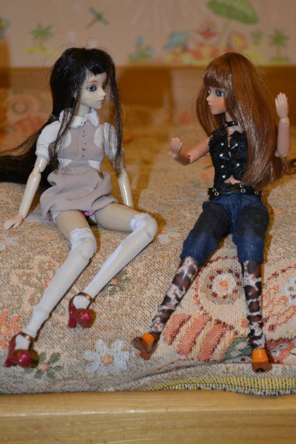 Что делают куклы, когда нас нет... (Коллекция J-dolls)