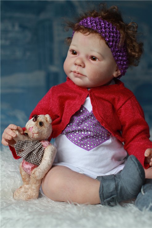 Моя блондинка, Коко-Кристинка. Кукла реборн Эмилии Аредаковой (фото 7)