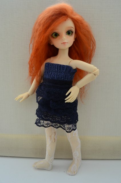 Новое платье для Оли — Одежда и обувь для кукол BJD (БЖД): 1/3 (фото 4)