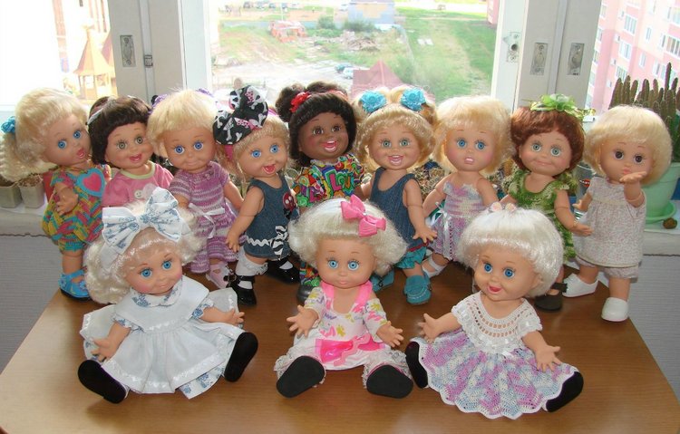Мой маленький мир кукол — Куклы Galoob Baby Face (Фейсинки): винтаж 90