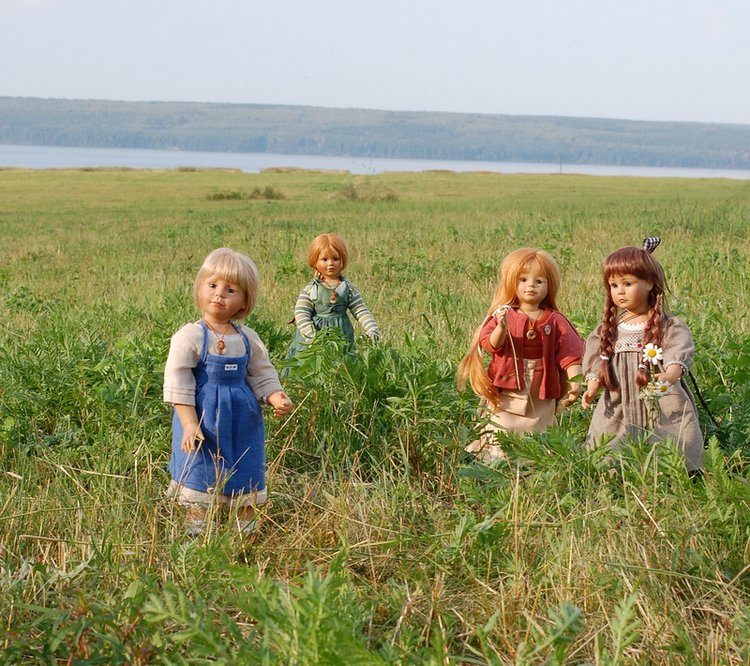 Куклы Bettina Feigenspan-Hirsch или большая прогулка