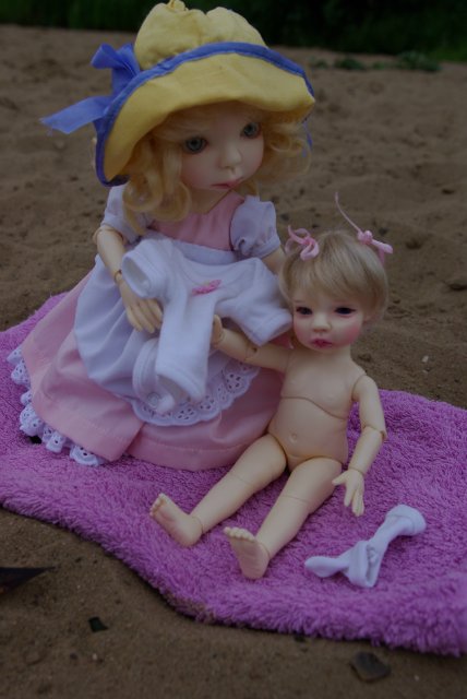 Лето,ах лето. Куклы Bo Peep, Peas by Kim Lasher (фото 3)