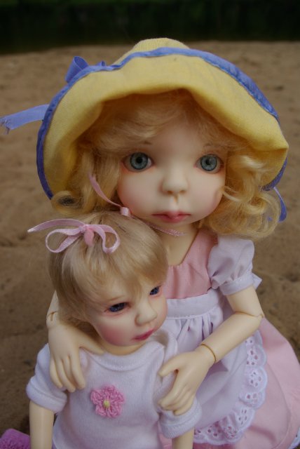 Лето,ах лето. Куклы Bo Peep, Peas by Kim Lasher