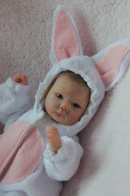 Мини зайка... Куколка реборн Вишни Виктории
