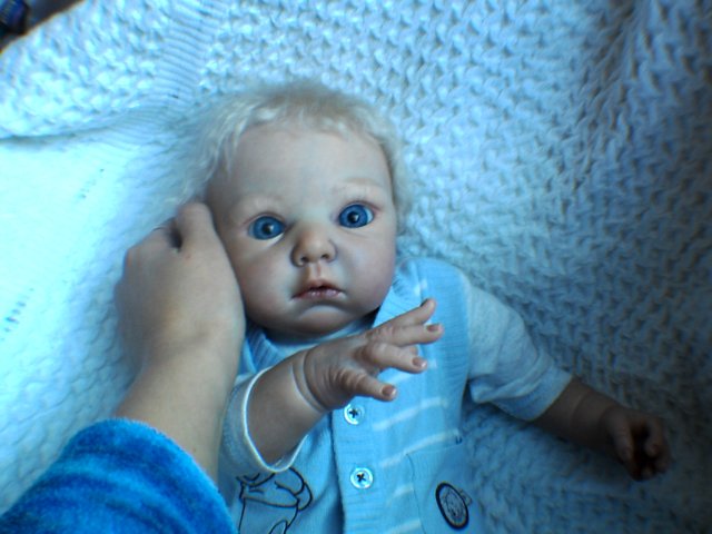 Снегурочка реборн Лола и веселый снеговик Ларс