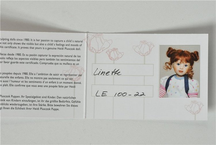 Линетт от Heidi Plusczok — Куклы Heidi Plusczok (Хайди/Хейди Плюсчок) — фото