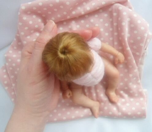 Малышка февраля Горошек! ООАК куколка Горшковой Юлии (фото 4)