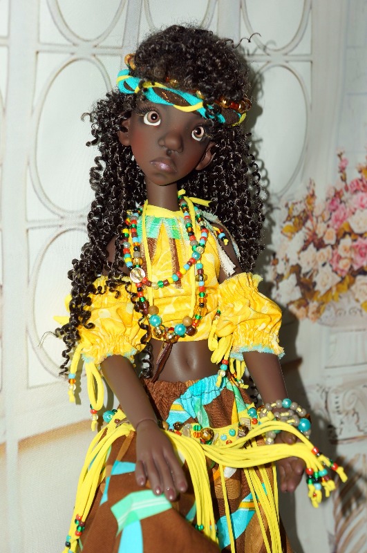 Путешествие в сказочную страну Туземию. Пеппилота, кукла Kaye Wiggs (фото 5)