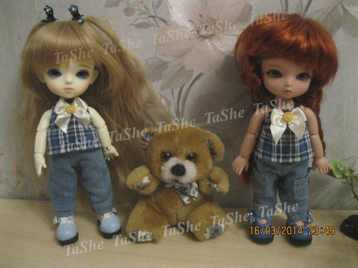 Мой первый опыт пошива джинсовых брюк для крошек BJD (фото 3)