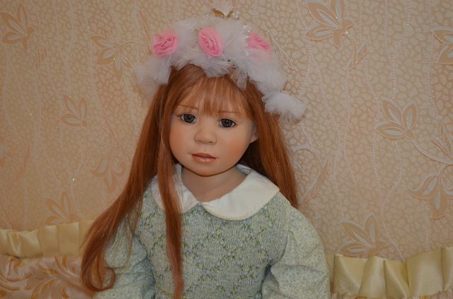 Люсинда, фарфоровая куколка Кристин Оранж (фото 3)