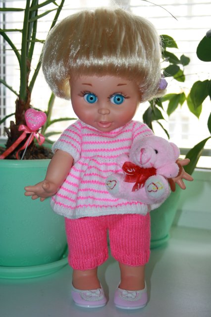 Яркие весенние полосочки для Galoob baby face