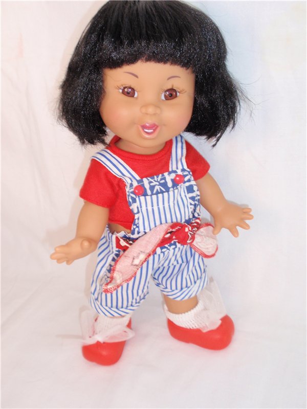 К нам приехала сестричка Мерри-Керри, Galoob Baby Face doll (фото 3)