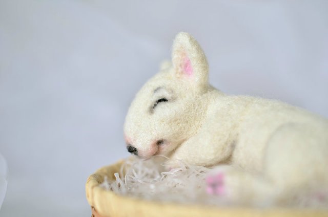 И еще один сплюшка. Игрушка валянием своими руками (фото 2)