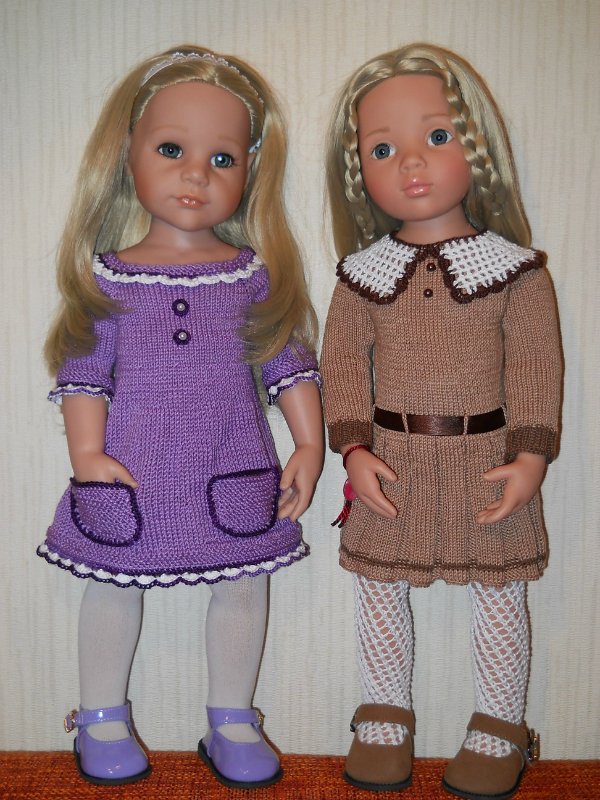 Одежда для кукол — куклы и игрушки (спицы)