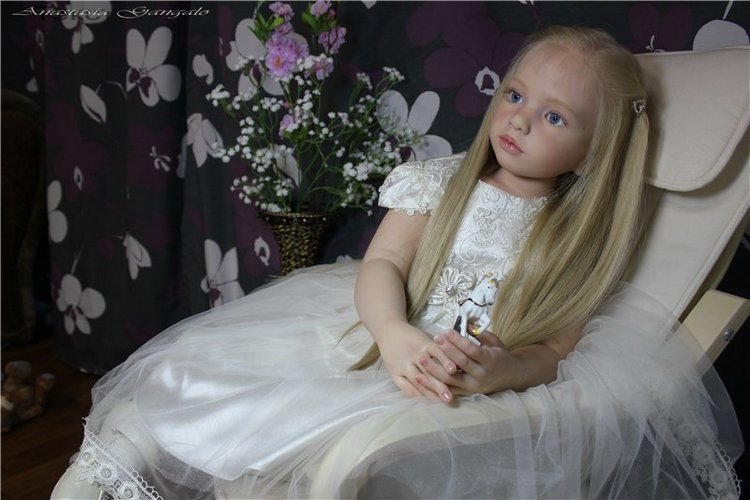 Алеся... Леся, Лесенька. Кукла реборн Анастасии Гангало