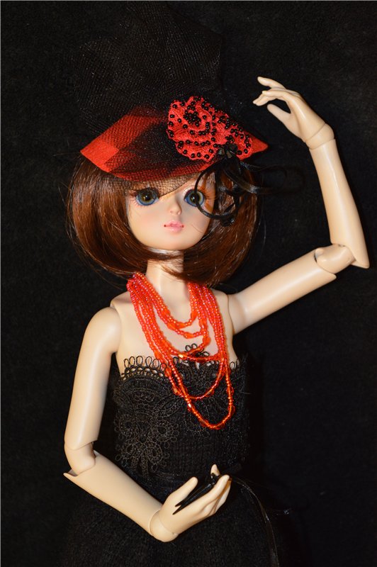 Черное и красное | Бэйбики Черное и красное — Одежда и обувь для кукол своими руками: фото