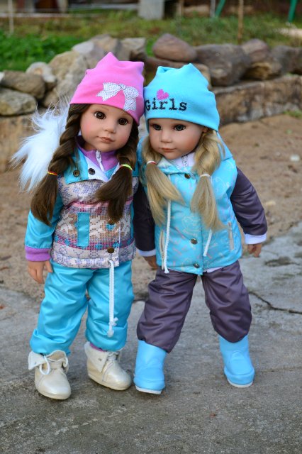 Зимние модницы | Бэйбики Зимние модницы — Одежда и обувь для кукол своими руками: фото
