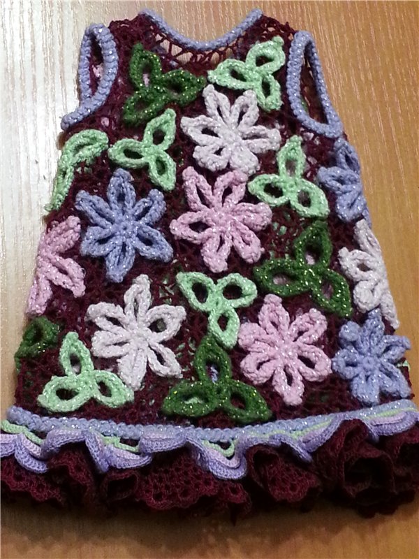 "Вишневый сад" среди зимы (новое платье для ГОТЦ) (фото 4)