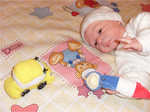 Тest drive или какой же русский не любит быстрой езды. кукла реборн Глебка (фото 3)