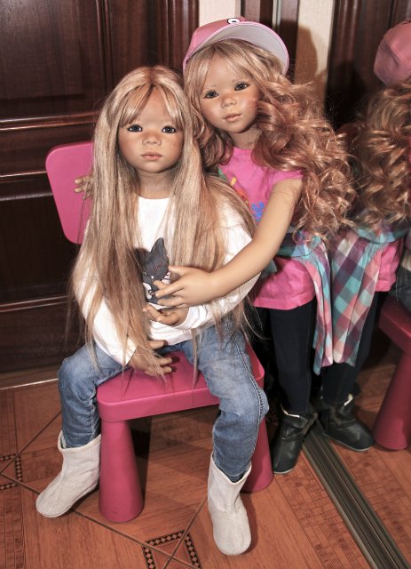 Мои долгожданные девочки Монья и Ла Мей, Annette Himstedt (фото 8)