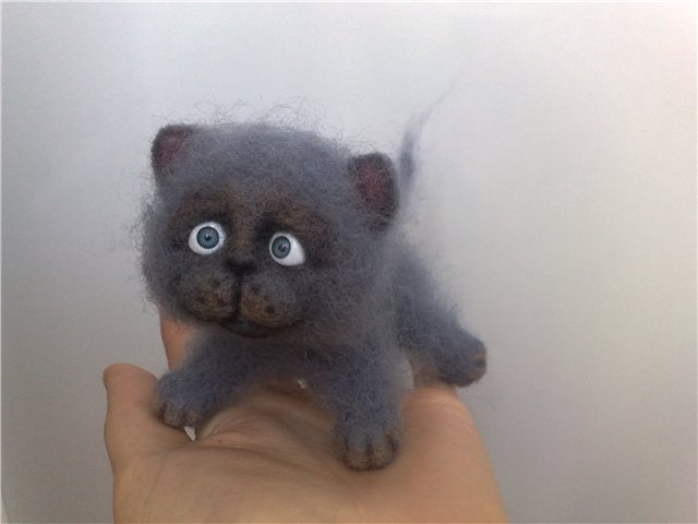 И снова котятки! Валяние игрушек из шерсти (фото 5)