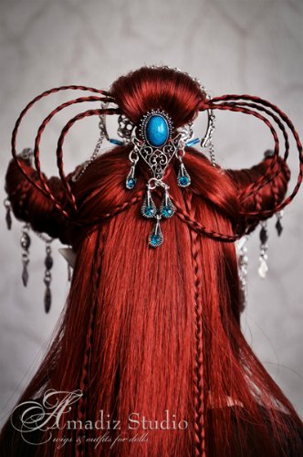 Невероятные парики для кукол БЖД от: Amadiz Studio