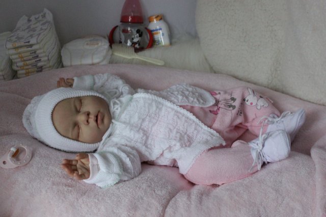 Спящая крошка НОА. Куколка реборн Виктории Вишни